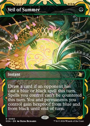 Veil of Summer (SOA-060) [Secrets of Strixhaven: Mystical Archive] Foil