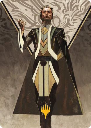 Ral Zarek, Guest Lecturer Art Card (Gold-Stamped Planeswalker Symbol) (ASSOS-027) [Art Series: Secrets of Strixhaven]
