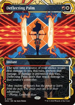 Deflecting Palm (SOA-063) [Secrets of Strixhaven: Mystical Archive] Foil