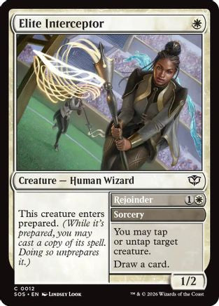 Elite Interceptor (SOS-012) [Secrets of Strixhaven]