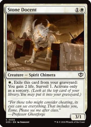 Stone Docent (SOS-036) [Secrets of Strixhaven]