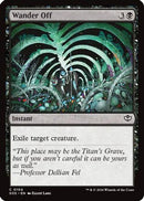 Wander Off (SOS-104) [Secrets of Strixhaven] Foil