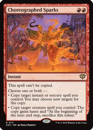 Choreographed Sparks (SOS-111) [Secrets of Strixhaven]