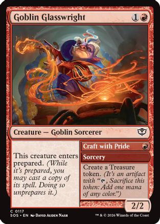 Goblin Glasswright (SOS-117) [Secrets of Strixhaven] Foil
