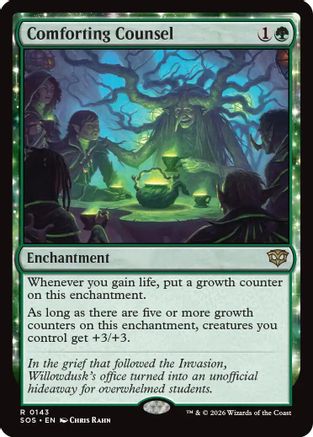 Comforting Counsel (SOS-143) [Secrets of Strixhaven] Foil