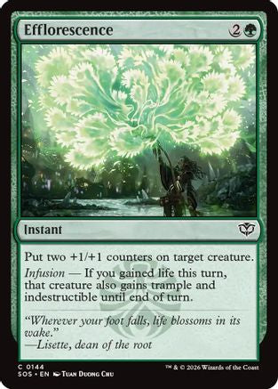 Efflorescence (SOS-144) [Secrets of Strixhaven] Foil