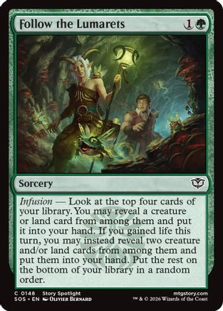 Follow the Lumarets (SOS-148) [Secrets of Strixhaven] Foil