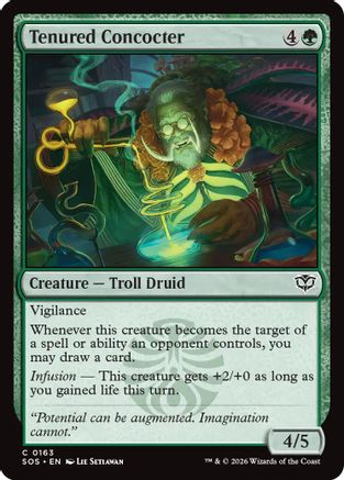 Tenured Concocter (SOS-163) [Secrets of Strixhaven] Foil