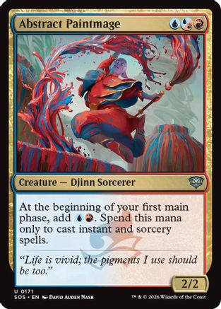 Abstract Paintmage (SOS-171) [Secrets of Strixhaven]