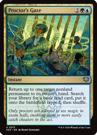Proctor's Gaze (SOS-213) [Secrets of Strixhaven] Foil