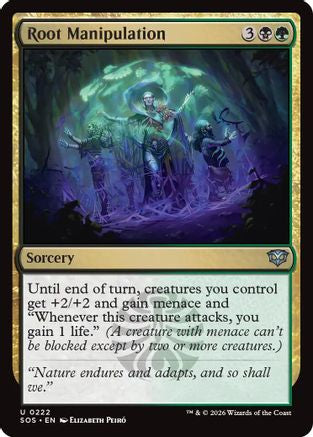 Root Manipulation (SOS-222) [Secrets of Strixhaven] Foil