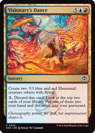 Visionary's Dance (SOS-242) [Secrets of Strixhaven] Foil