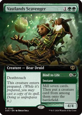 Vastlands Scavenger (Extended Art) (SOS-342) [Secrets of Strixhaven]