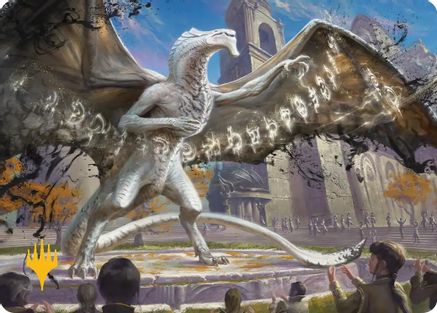 Silverquill, the Disputant Art Card (Gold-Stamped Planeswalker Symbol) (ASSOS-023) [Art Series: Secrets of Strixhaven]