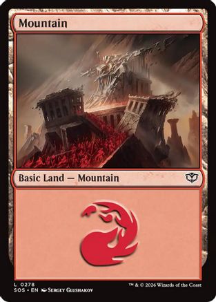 Mountain (0278) (SOS-278) [Secrets of Strixhaven]