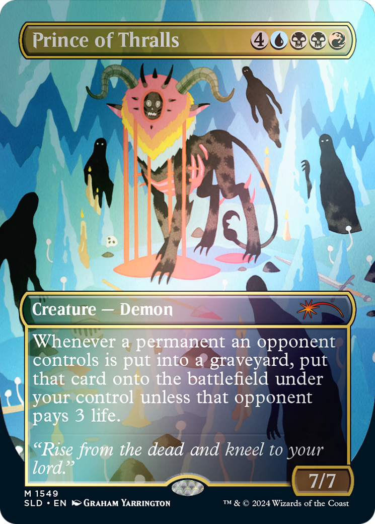 Prince of Thralls (SLD-1549★) [Secret Lair Drop] (Borderless) Foil