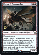 Krenko's Buzzcrusher (PRE-136S) [Murders at Karlov Manor Promos] Foil