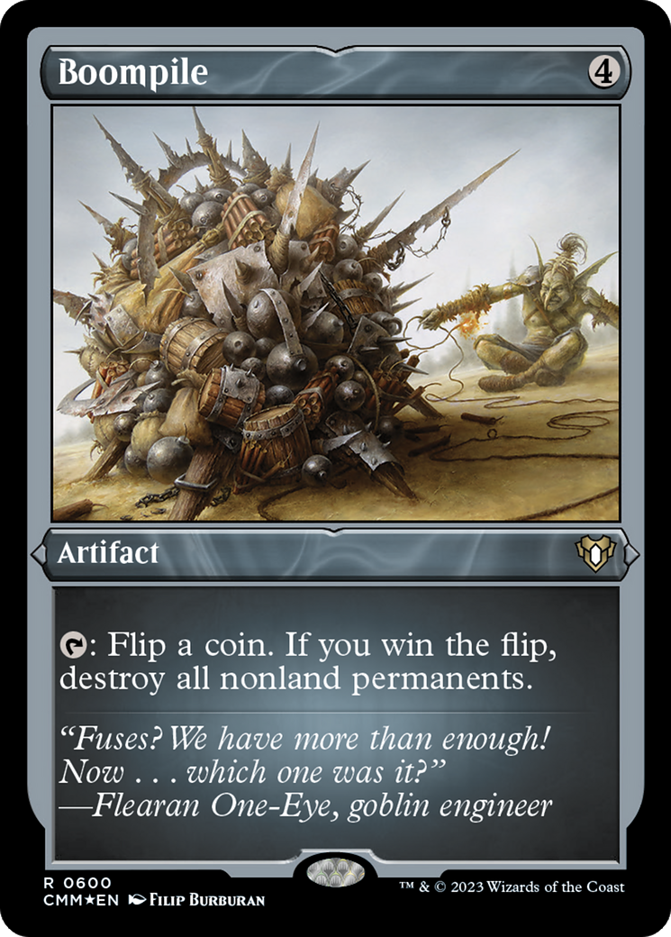 Boompile (CMM-600) [Commander Masters] Etched Foil