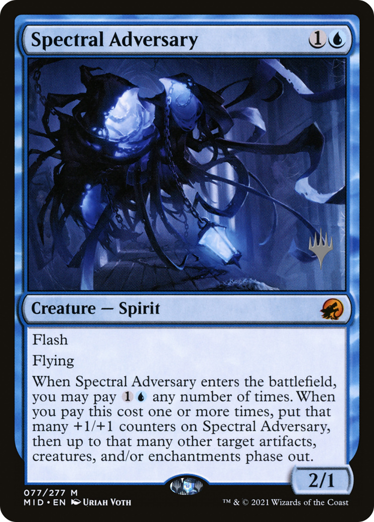 Spectral Adversary (PPMID-77P) [Promo Pack: Innistrad: Midnight Hunt Promos]