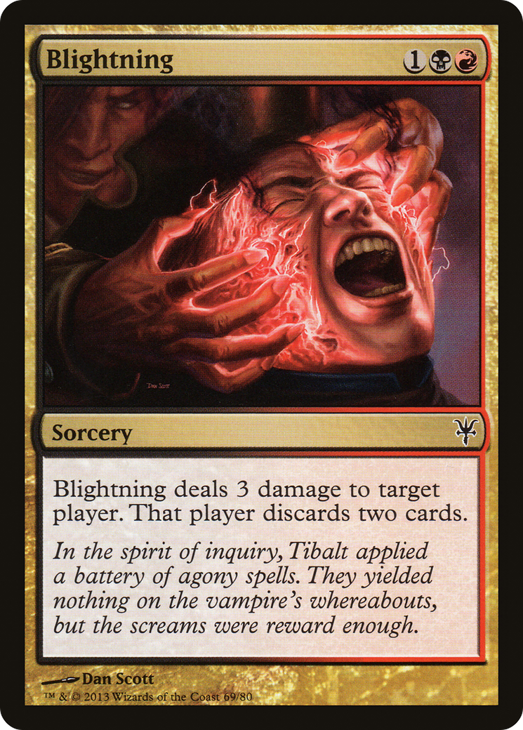 Blightning (DDK-069) [Duel Decks: Sorin vs. Tibalt]