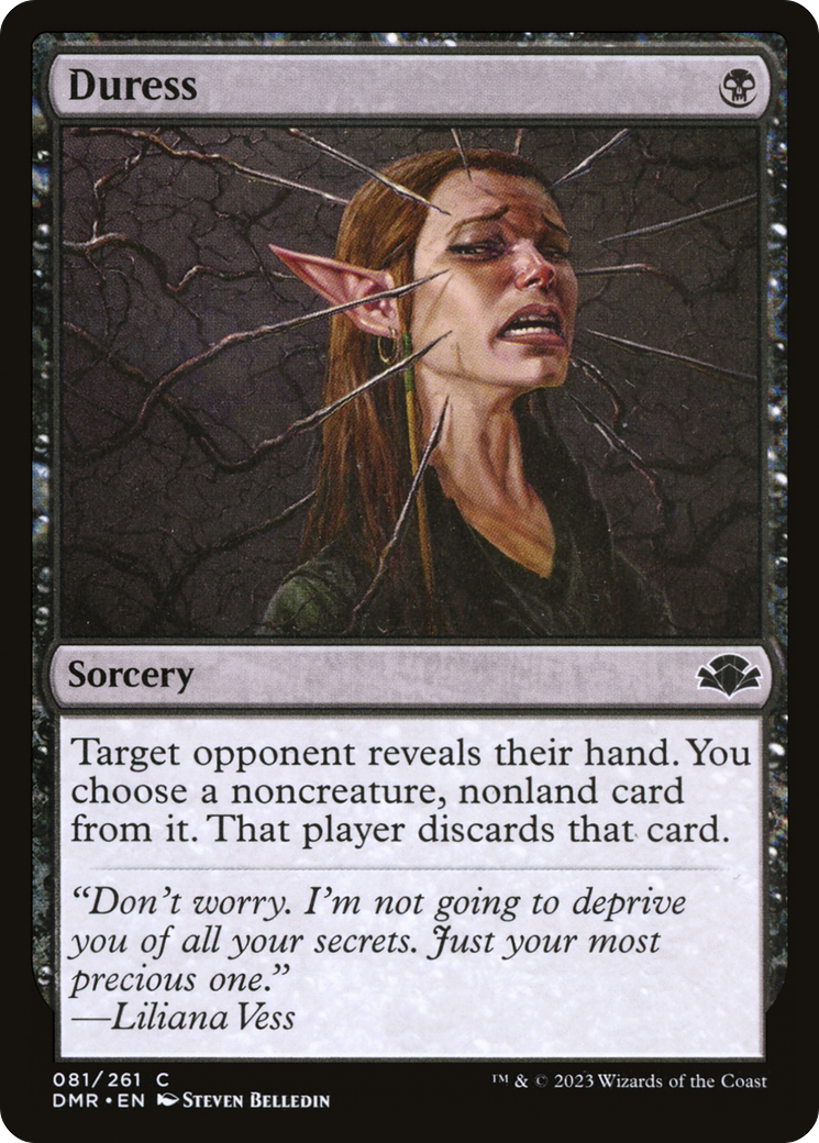 Duress (DMR-081) [Dominaria Remastered] Foil