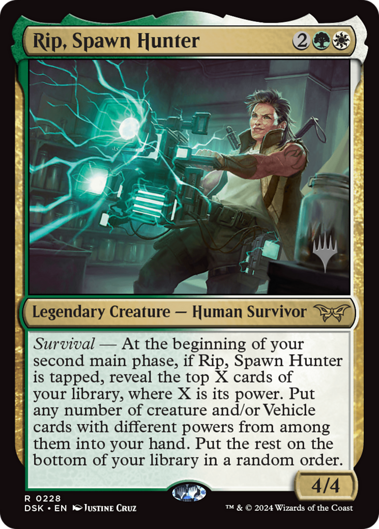 Rip, Spawn Hunter (PPDSK-228P) [Duskmourn: House of Horror Promos]