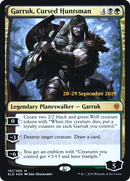 Garruk, Cursed Huntsman (PRE-191S) [Throne of Eldraine Promos] Foil