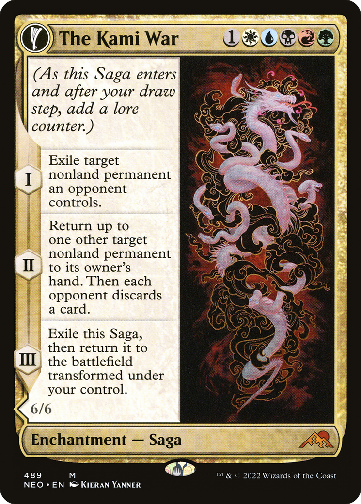 The Kami War (Extended Art) (NEO-489) [Kamigawa: Neon Dynasty]