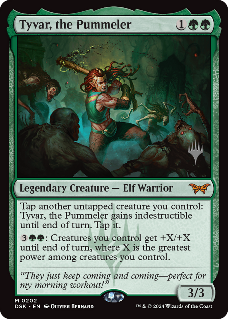 Tyvar, the Pummeler (PPDSK-202P) [Duskmourn: House of Horror Promos] Foil