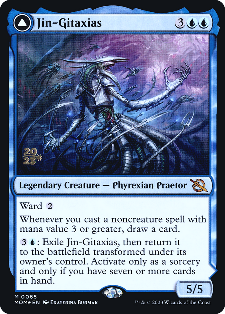 Jin-Gitaxias // The Great Synthesis (PRE-65S) [March of the Machine Promos] Foil