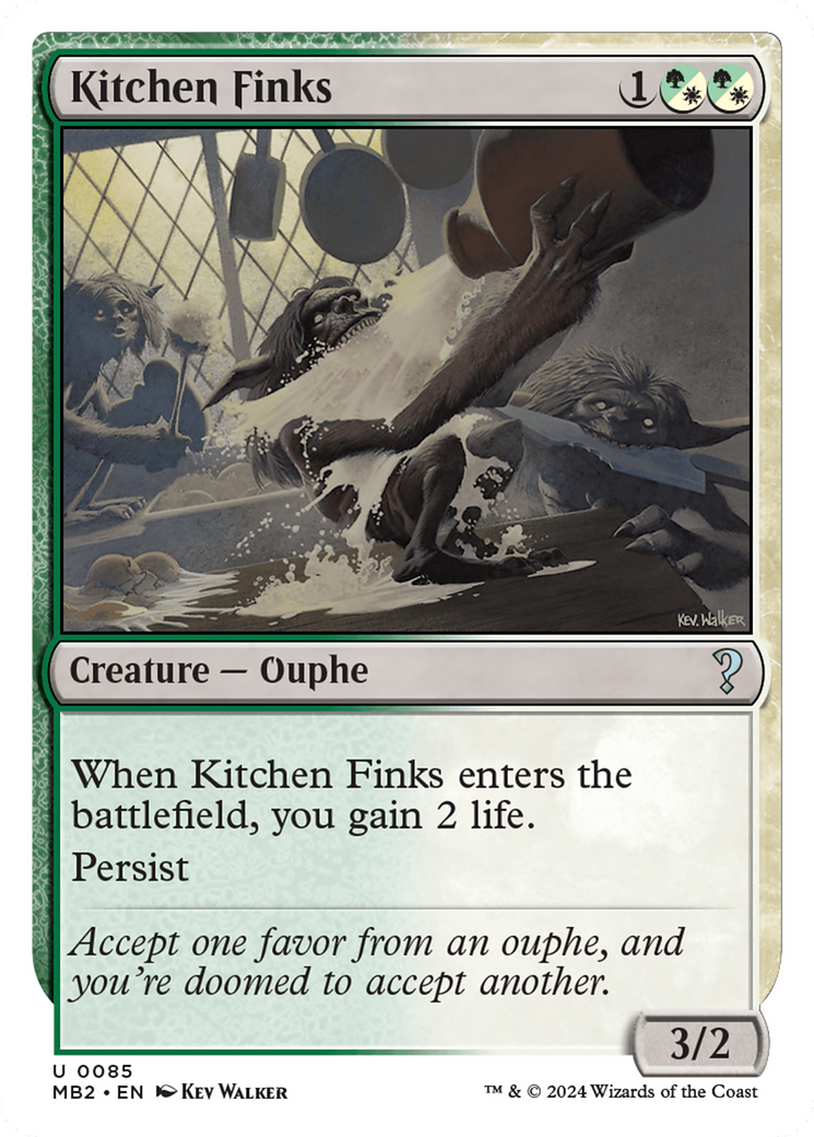 Kitchen Finks (MB2-085) [Mystery Booster 2]