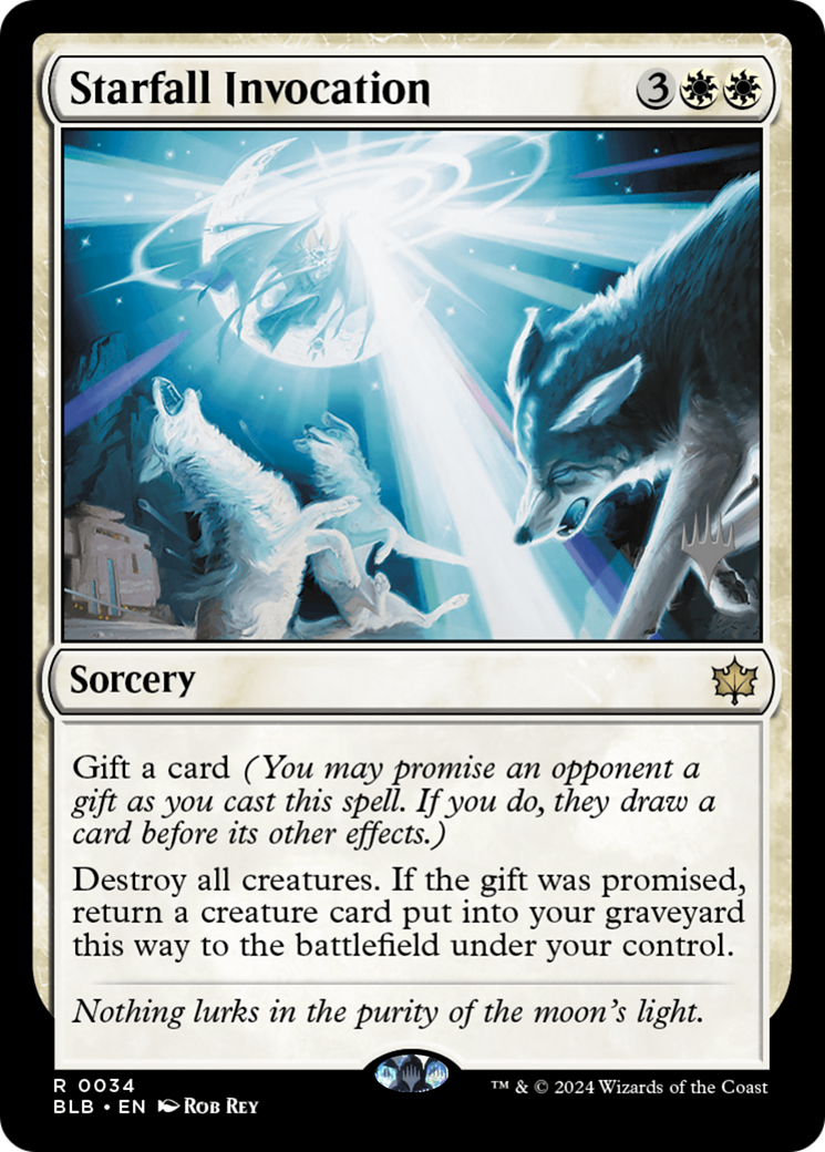 Starfall Invocation (PPBLB-034) [Promo Pack: Bloomburrow Promos]