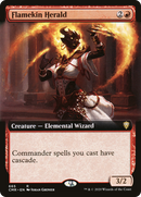 Flamekin Herald (CMR-665) [Commander Legends]: (Extended Art) Foil