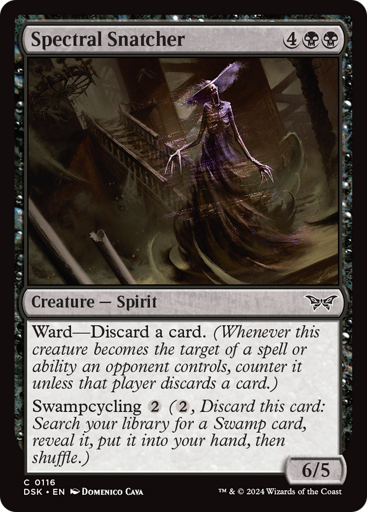 Spectral Snatcher (DSK-116) [Duskmourn: House of Horror] Foil