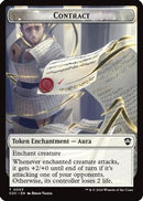 Contract // Copy Double-Sided Token (SOC-3 // 1) [Commander: Secrets of Strixhaven]