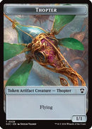 Thopter // Fractal (0004) Double-Sided Token (SOC-28 // 4) [Commander: Secrets of Strixhaven]