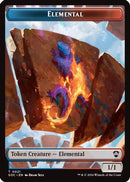 Elemental (0021) // Phyrexian Myr Double-Sided Token (SOC-21 // 8) [Commander: Secrets of Strixhaven]