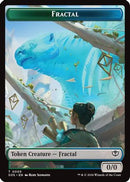 Fractal (0005) // Spirit (0011) Double-Sided Token (SOS-5 // 11) [Secrets of Strixhaven]