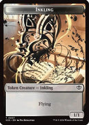 Inkling (0007) // Spirit (0011) Double-Sided Token (SOS-7 // 11) [Secrets of Strixhaven]