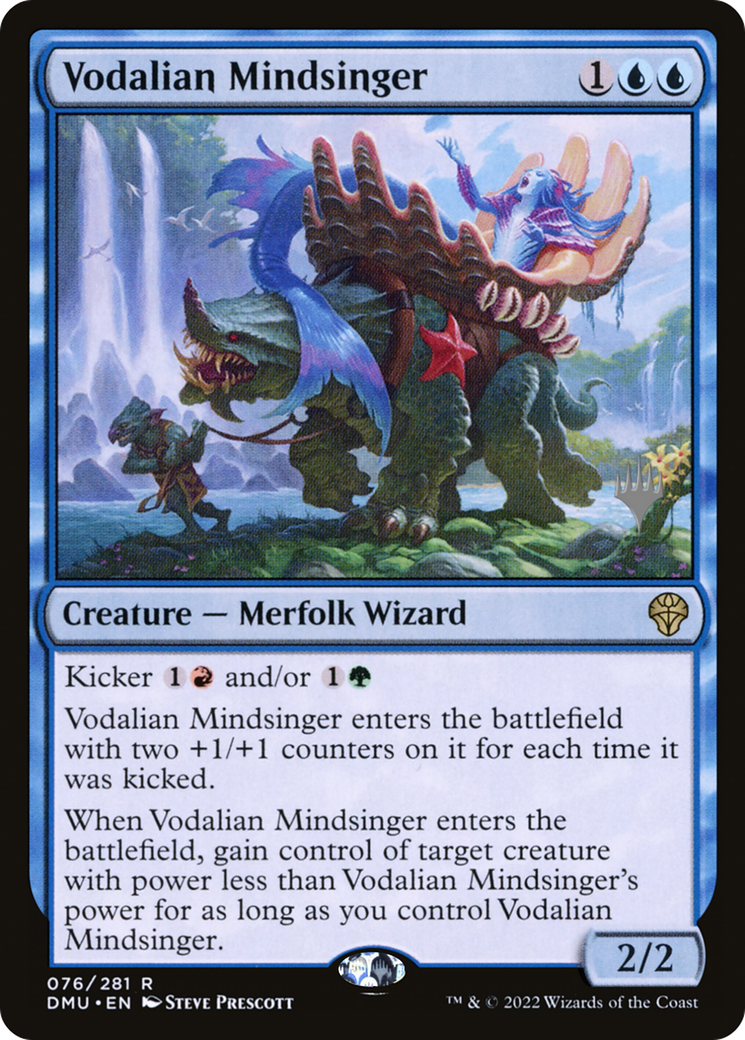 Vodalian Mindsinger (PPDMU-76P) [Dominaria United Promos] Foil