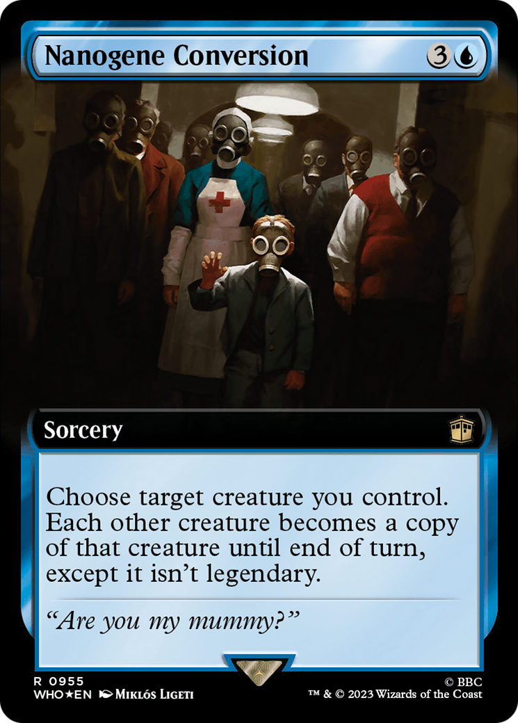 Nanogene Conversion (WHO-955) [Doctor Who]: (Extended Art) Foil