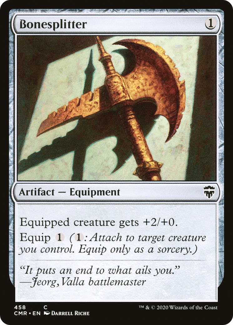 Bonesplitter (CMR-458) [Commander Legends]