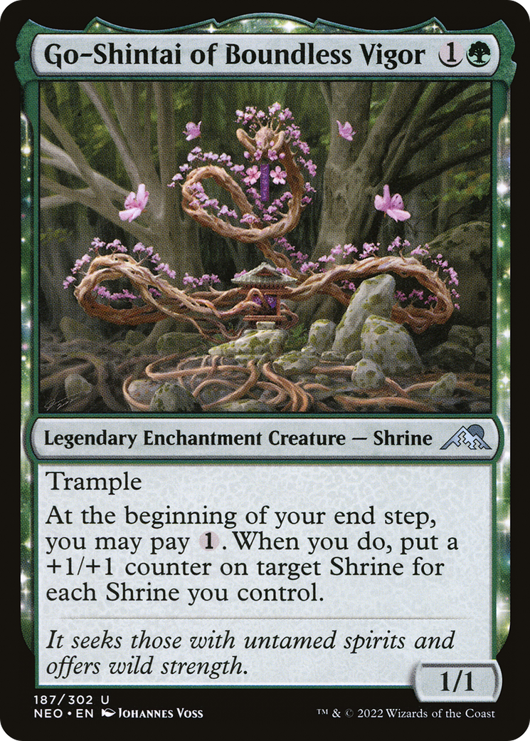 Go-Shintai of Boundless Vigor (NEO-187) [Kamigawa: Neon Dynasty]