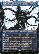 Tekuthal, Inquiry Dominus (ONE-431) [Phyrexia: All Will Be One]: (Showcase) (Borderless) Foil