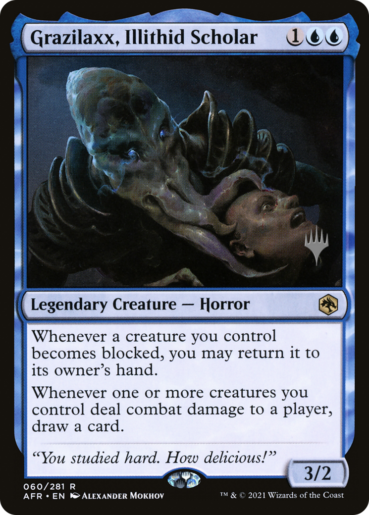 Grazilaxx, Illithid Scholar (PPAFR-60P) [Promo Pack: Adventures in the Forgotten Realms Promos]