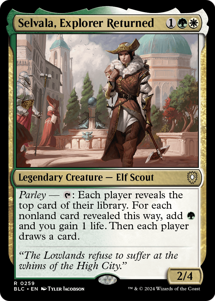 Selvala, Explorer Returned (BLC-259) [Bloomburrow Commander]