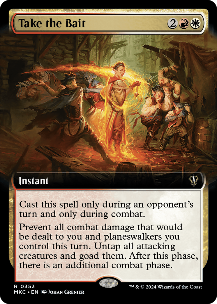 Take the Bait (MKC-353) [Murders at Karlov Manor Commander]: (Extended Art)