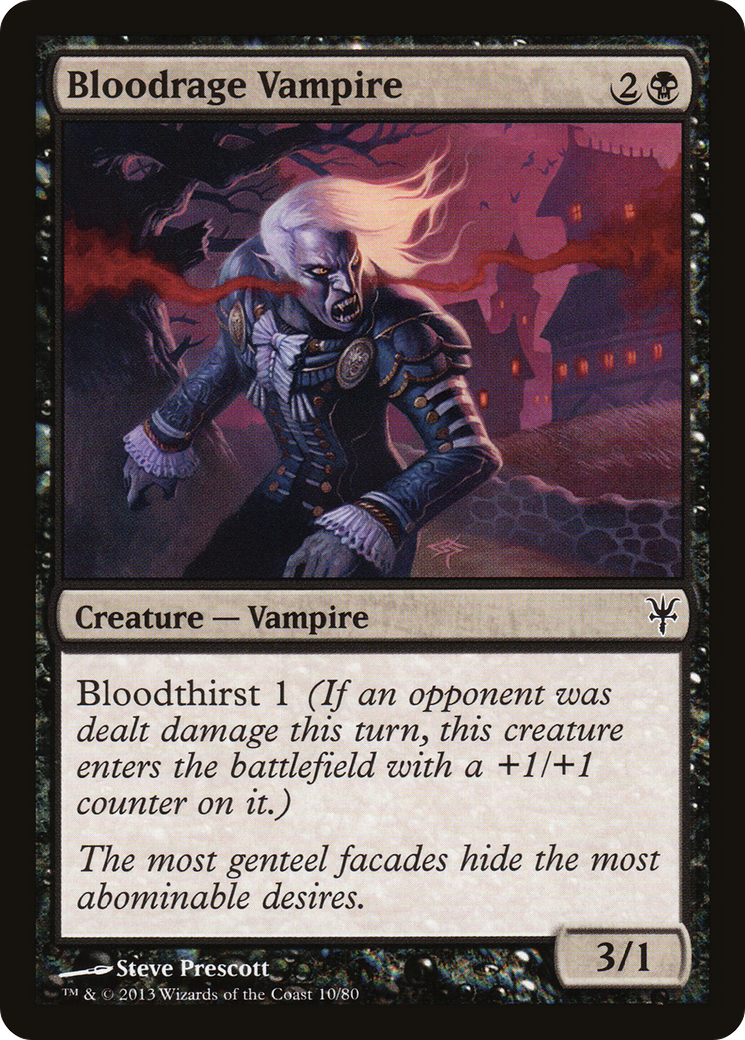 Bloodrage Vampire (DDK-010) [Duel Decks: Sorin vs. Tibalt]
