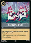Card Advantage (198/204) - Wilds Unknown Cold Foil