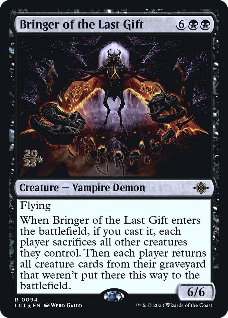 Bringer of the Last Gift (PRE-94S) [The Lost Caverns of Ixalan Promos] Foil